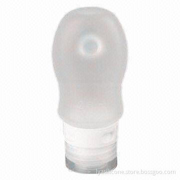 Silicone shampoo lotion bottle container for traveling, women use travel accessories essential case